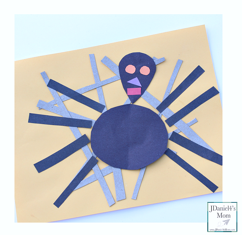 Anansi the Spider Shape Craft for Kids