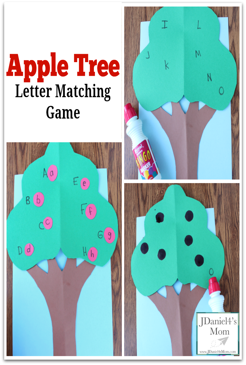 Apple Tree Letter Matching Game