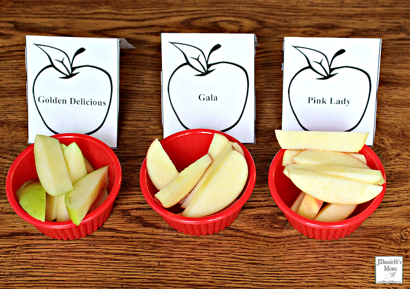 Apple Taste Test with Editable Printables <a href=