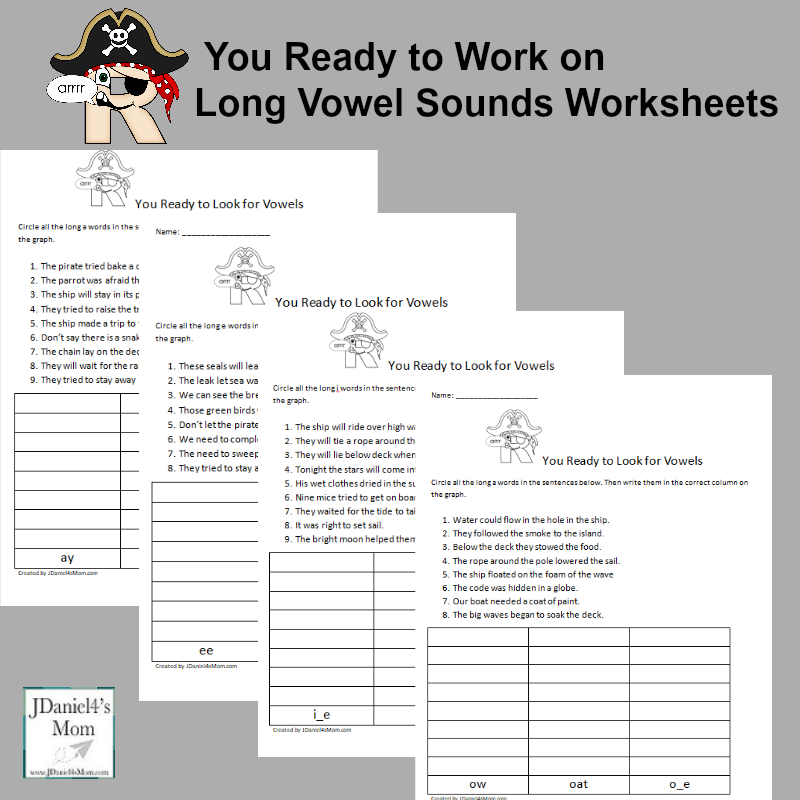 Long Vowel Worksheets