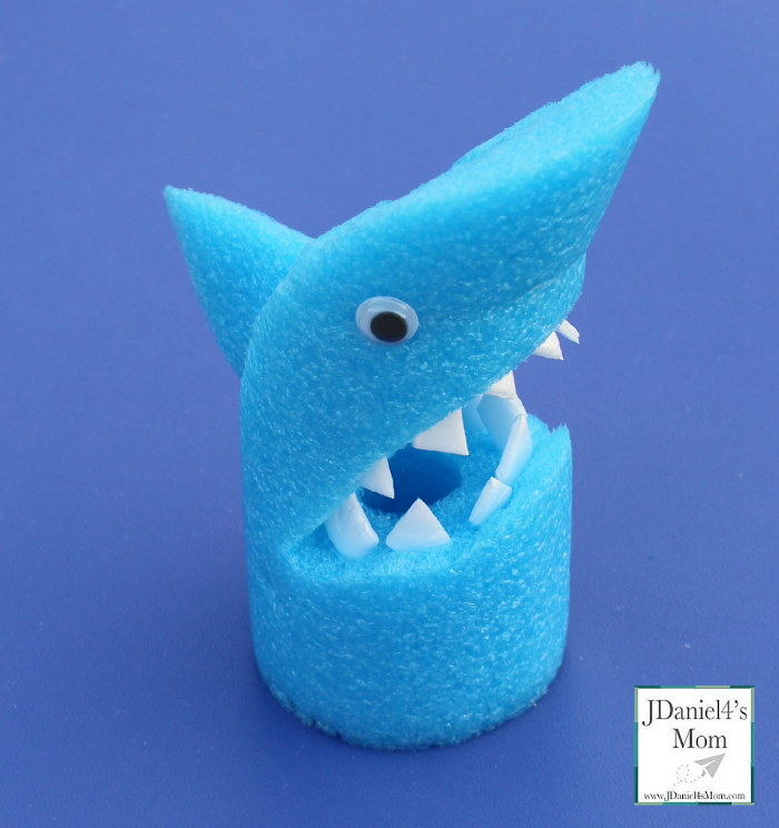Arts and Crafts for Kids- Pool Noodle Shark (Fin)