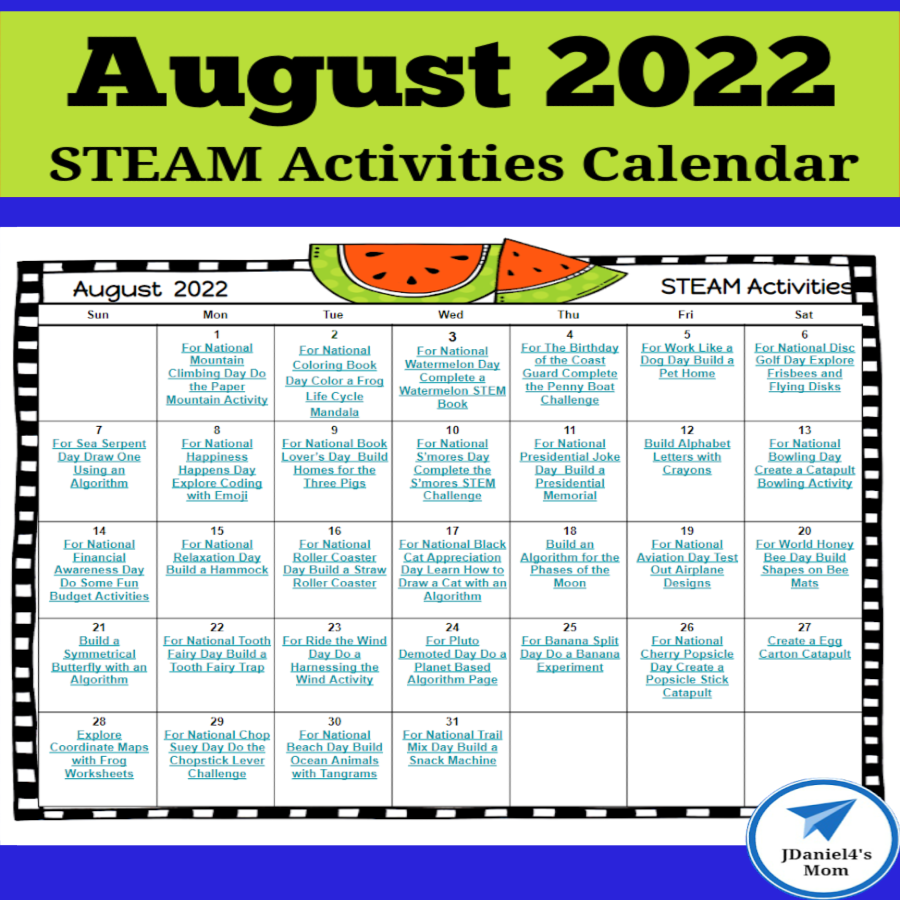 Kids Activities Ages 8-12 – Virtual Steamin' Day