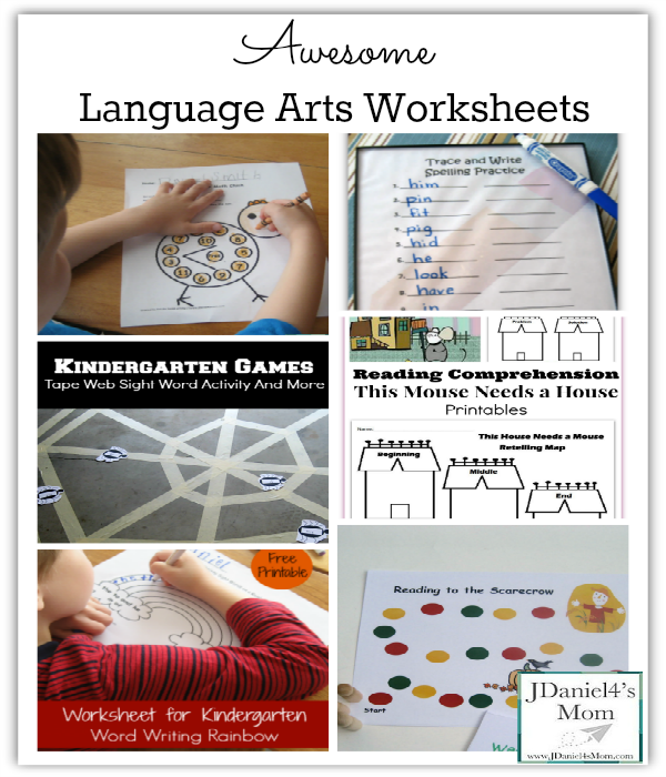 Awesome Language Arts Worksheets and Learning Printables