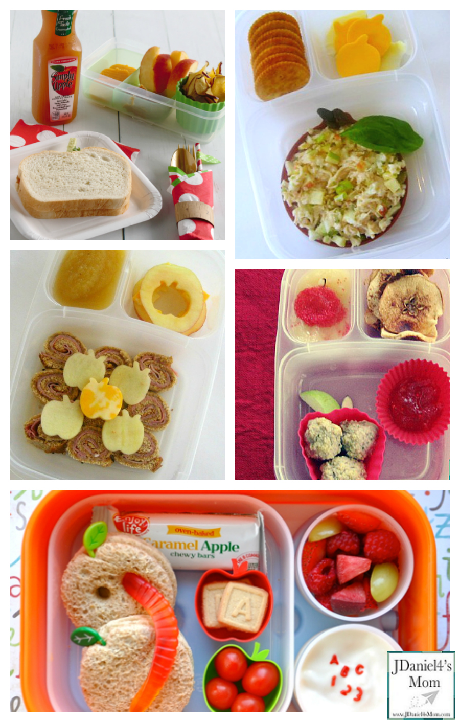 Back to School Bentos - Apple Lunches