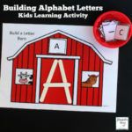 Building Alphabet Letters Kids Learning Activity