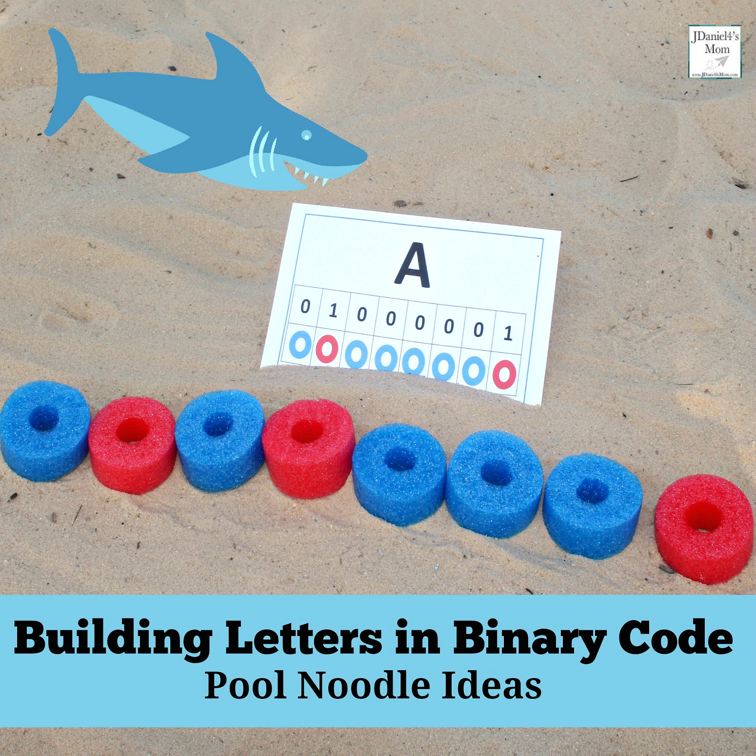 Building Letters in Binary Code 