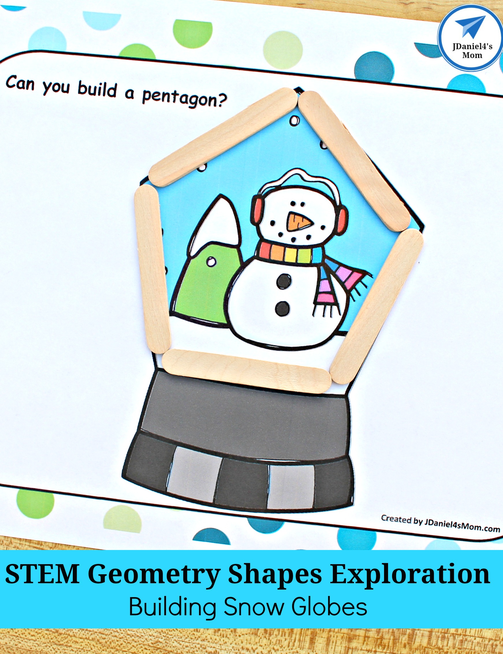 Your children will have fun exploring geometry with this set of geometry shape mats. This STEM building activity will help children learn about shapes and perimeter. #shapes #jdaniel4smom #freeprintable #STEM