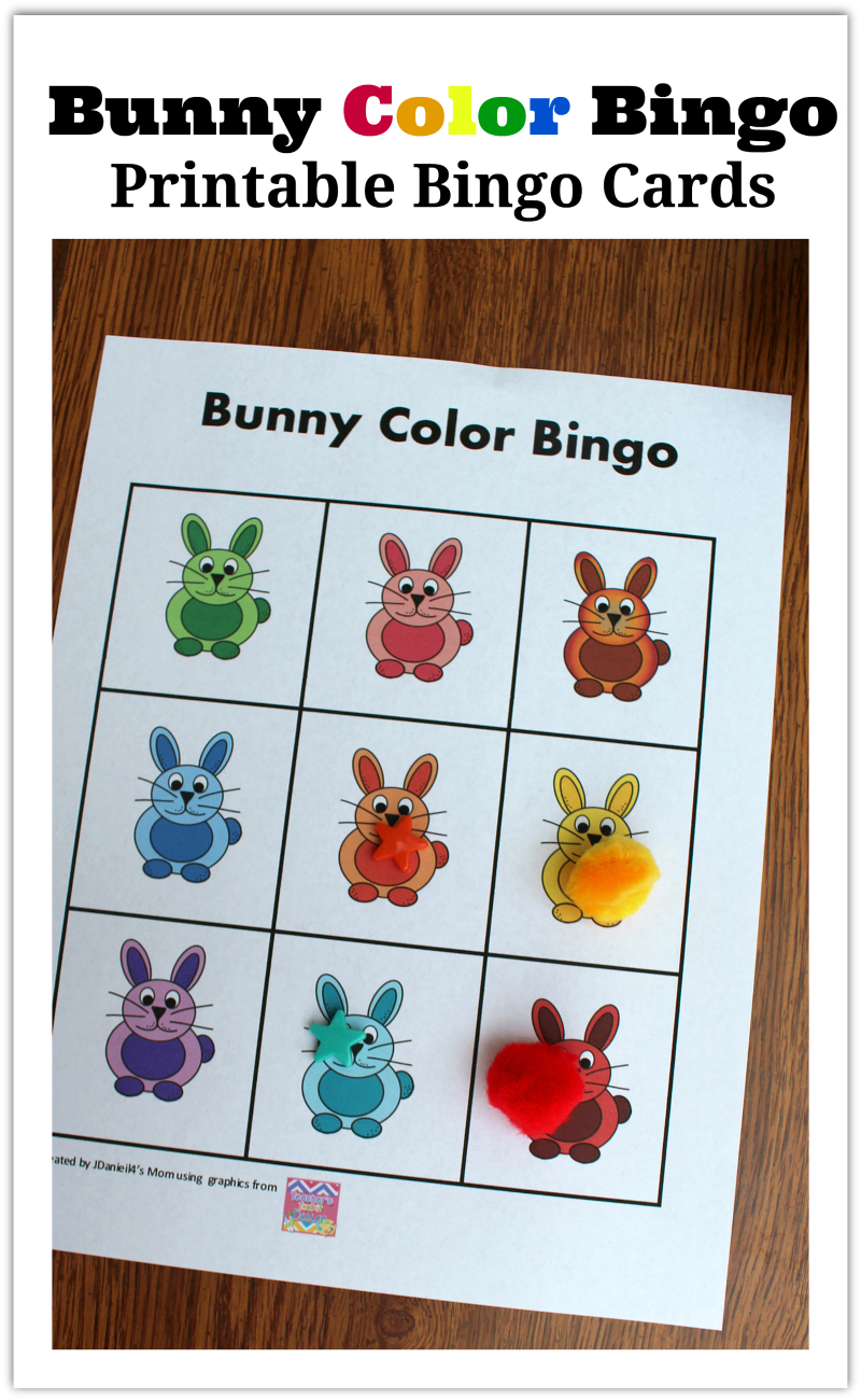 Bunny Color Bingo Printable Bingo Cards - I have come up with a number ways for your children to use this fun set of cards with your kids. I bet you can come up with even more games to play.