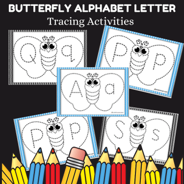 Butterfly Letter Tracing Activities - JDaniel4s Mom