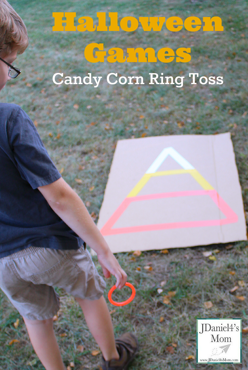 Halloween Games- Candy Corn Ring Toss