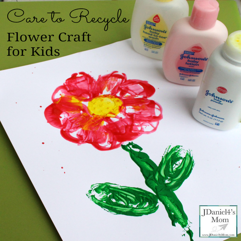 Care to Recycle Flower Craft for Kids