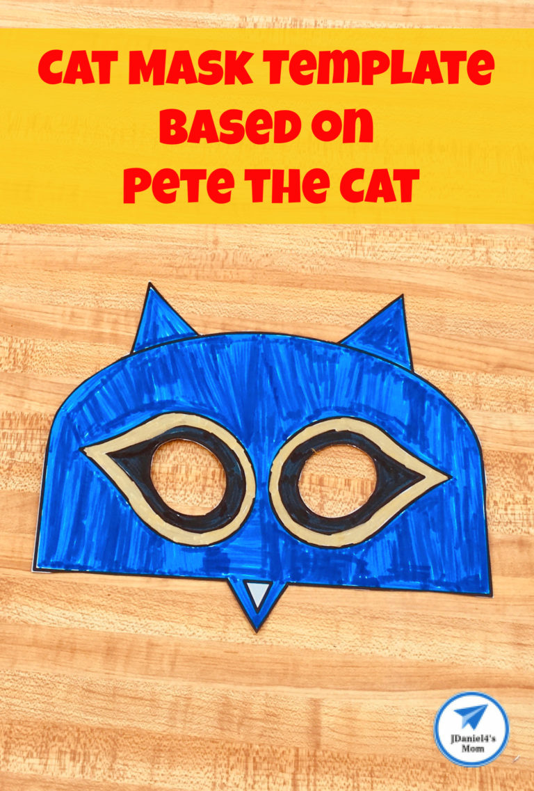Cat Mask Template Based on Pete the Cat JDaniel4s Mom Cat Mask Template Based on Pete the Cat JDaniel4s Mom