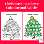 Christmas Countdown Calendar and Learning Activity