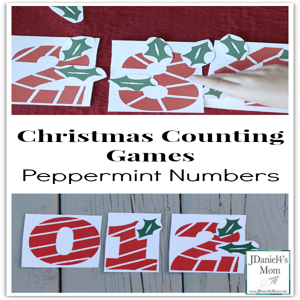 Christmas Counting Games Peppermint Numbers.