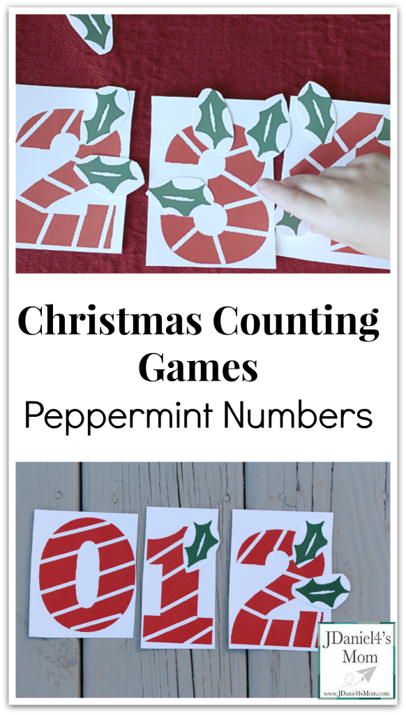 Christmas Counting Games Peppermint Numbers.