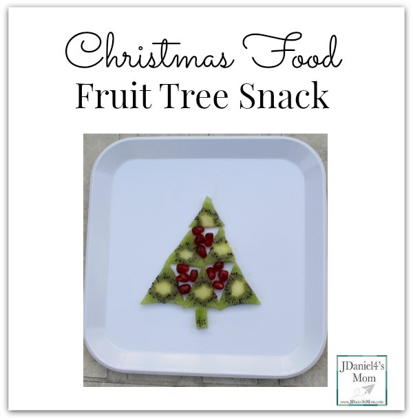 Christmas Food- Fruit Tree Snack What fun it is to create and eat a tree filled with yummy winter fruits cut outs.