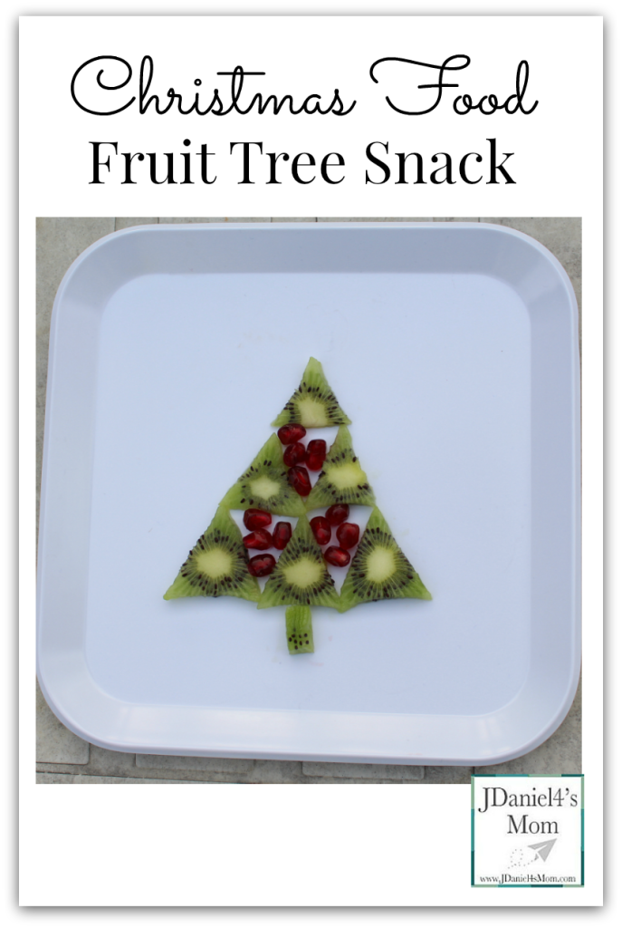 Christmas Food- Fruit Tree Snack What fun it is to create and eat a tree filled with yummy winter fruits cut outs.