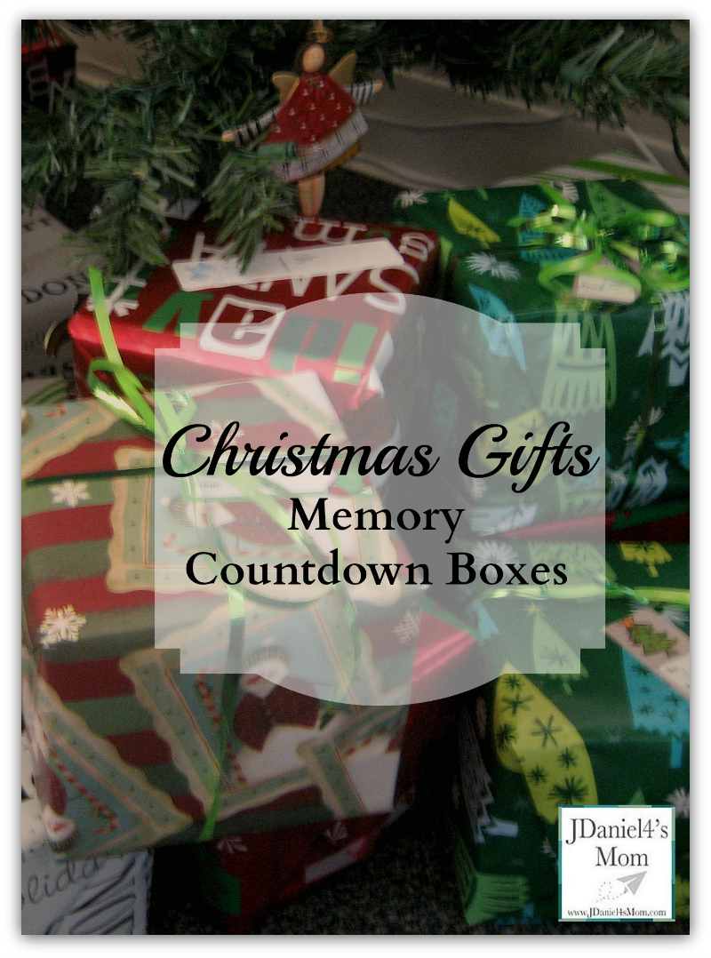 Christmas Gifts -Memory Countdown Boxes