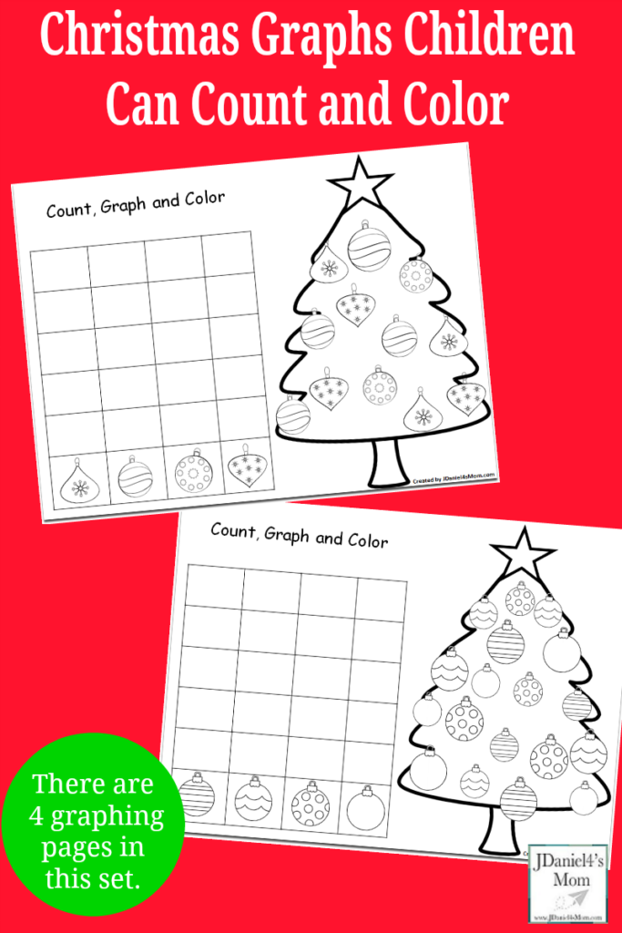 Christmas Graphs Children Can Count and Color