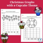 Christmas Graphs with a Cupcake Theme