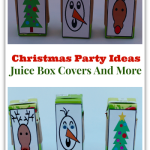 Christmas Party Ideas- Juice Box Covers and More