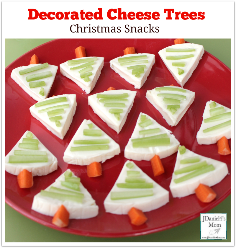 Christmas Snacks- Decorated Cheese Trees