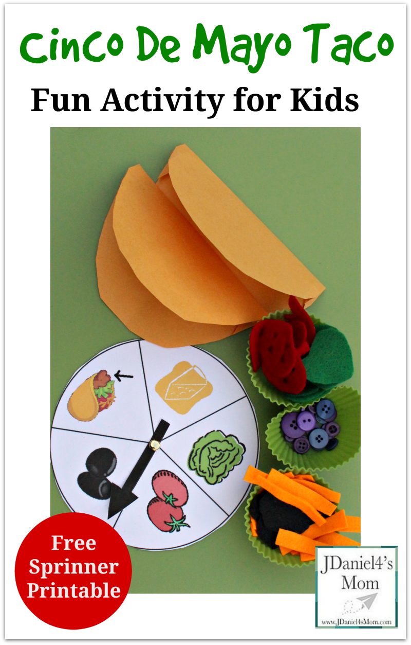 Cinco De Mayo Taco- Fun Activity for Kids