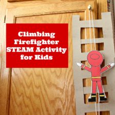 Climbing Firefighter STEAM Activity for Kids