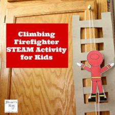 Climbing Firefighter STEAM Activity for Kids