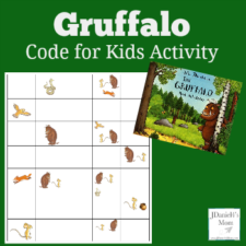 Code Activity for Kids- Gruffalo Coding Sheet