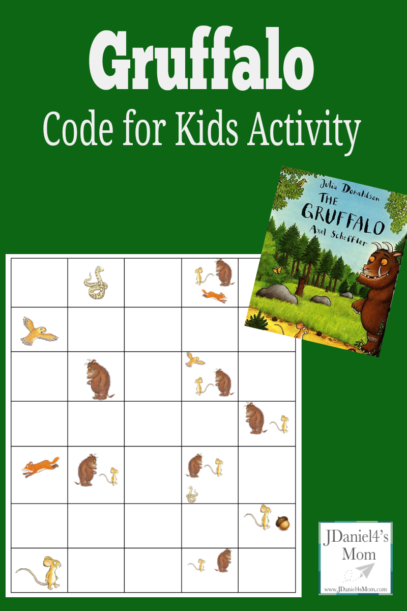 Code for Kids Activity - Gruffalo Coding and Retelling Printable