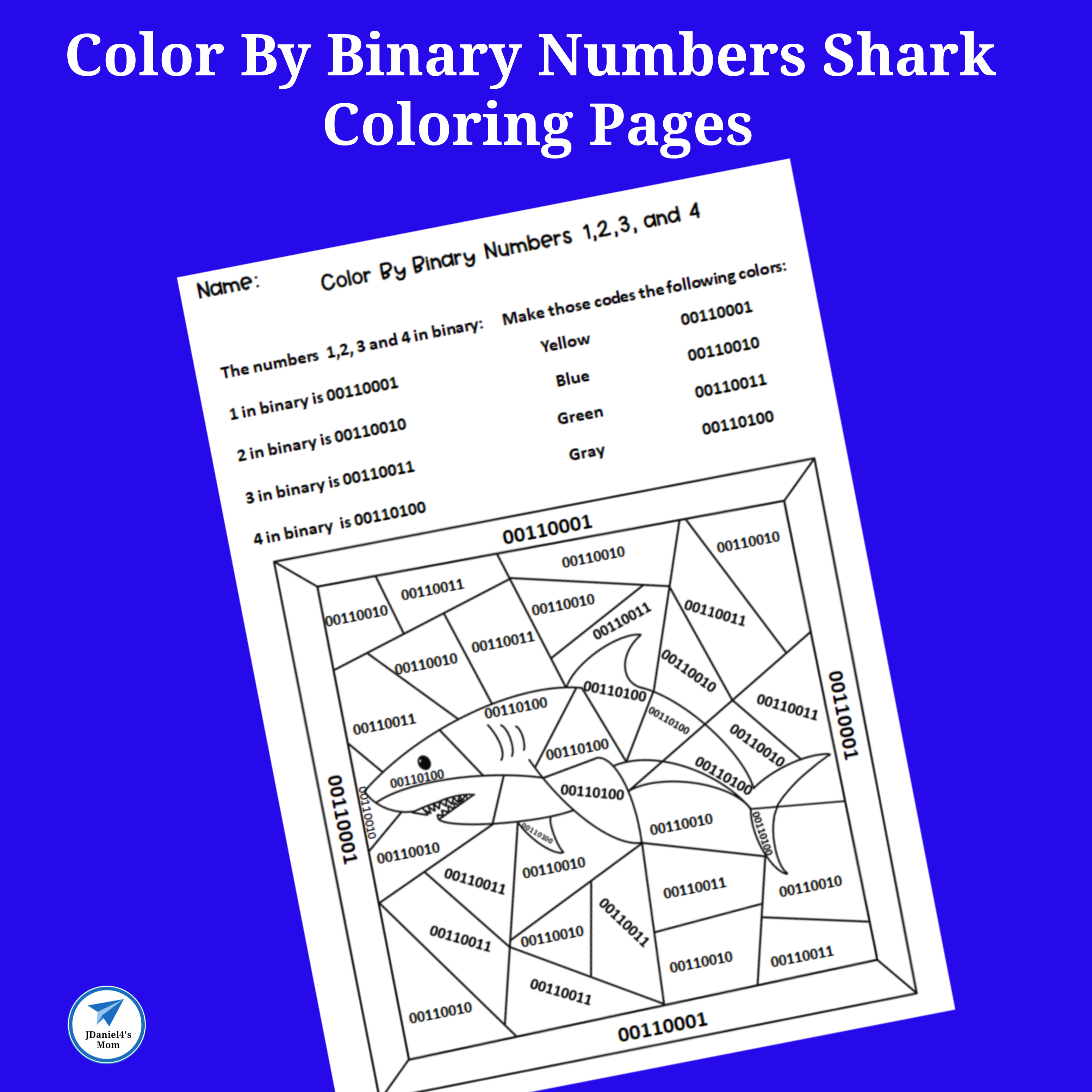 Color By Number ,Squares activity free preschool coloring sheets