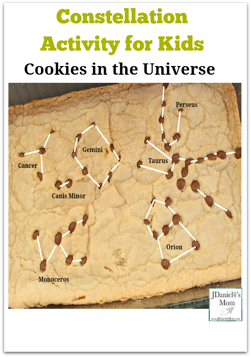 Constellation Activity for Kids- Cookies in the Universe Pinterest