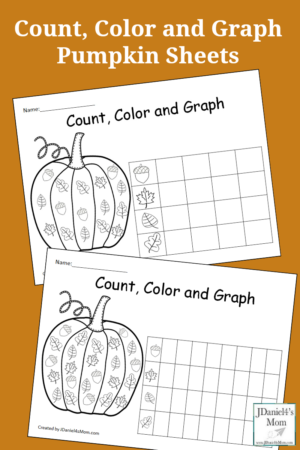 Count, Color and Graph Pumpkin Sheets