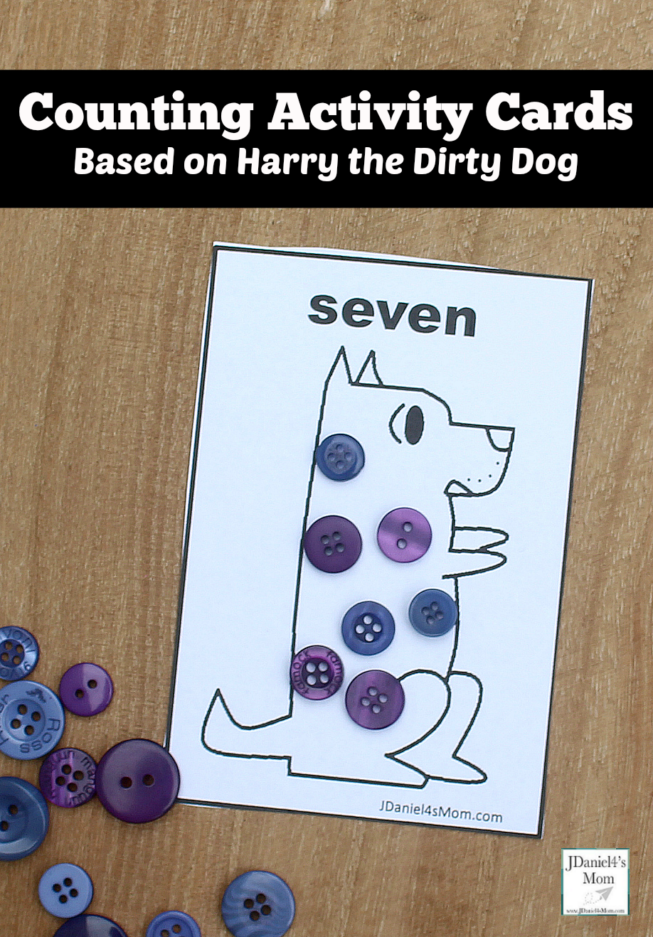 Harry the Dirty Dog Printable Counting Activity