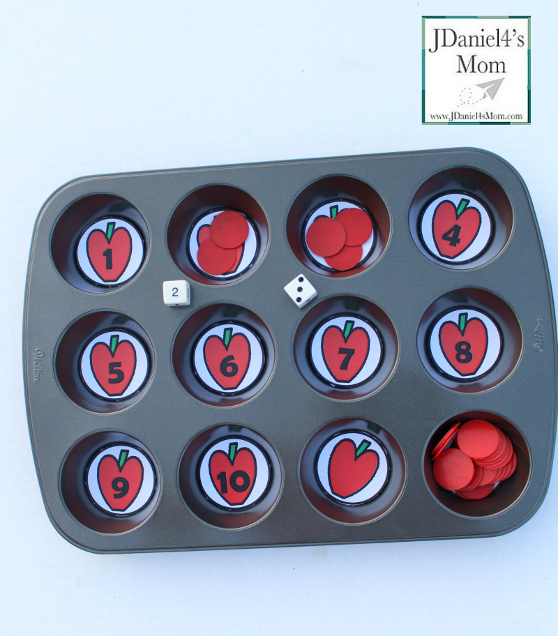 Cupcake Tin Counting Game — HOMER Activity Center