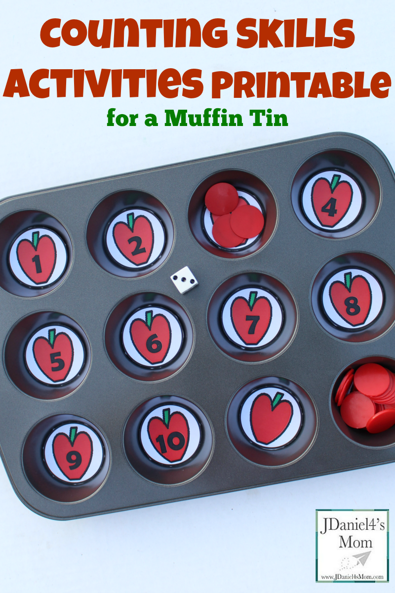 Ten Apples Up on Top Counting Skills Activities Printable and Games- These are fun games that work on number recognition and counting