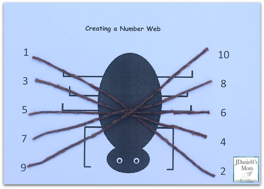 Counting Worksheets- Weaving a Web of Numbers