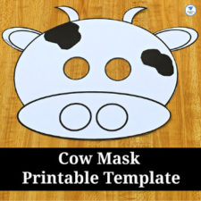 Cow Mask Printable Template