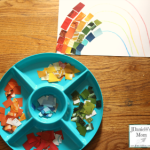 Crafts for Kids- Rainbow Collage of Colors