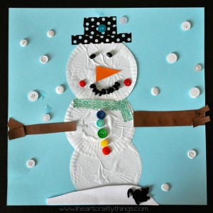 Snowman Crafts for Kids- This collection of amazing snowman would be fun for preschooler and older kids to craft.