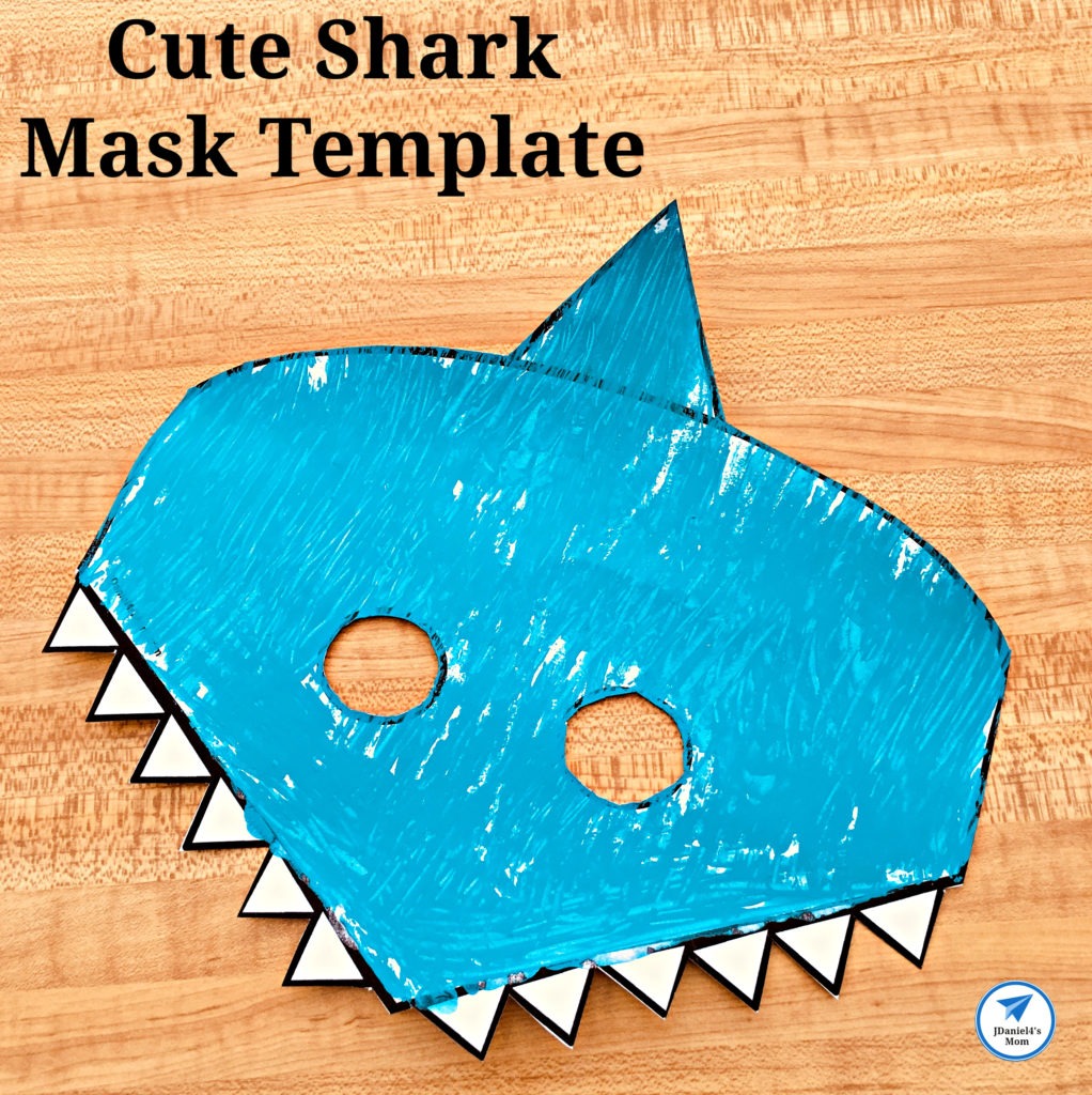 Shark Face Mask Printable Shark Face Mask Printable