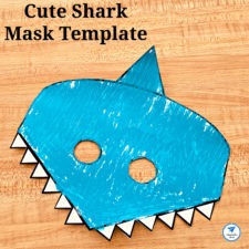Cute Shark Mask Template - JDaniel4s Mom