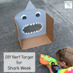 DIY Nerf Target for Shark Week