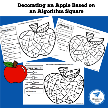 Decorating an Apple Based on an Algorithm - JDaniel4s Mom