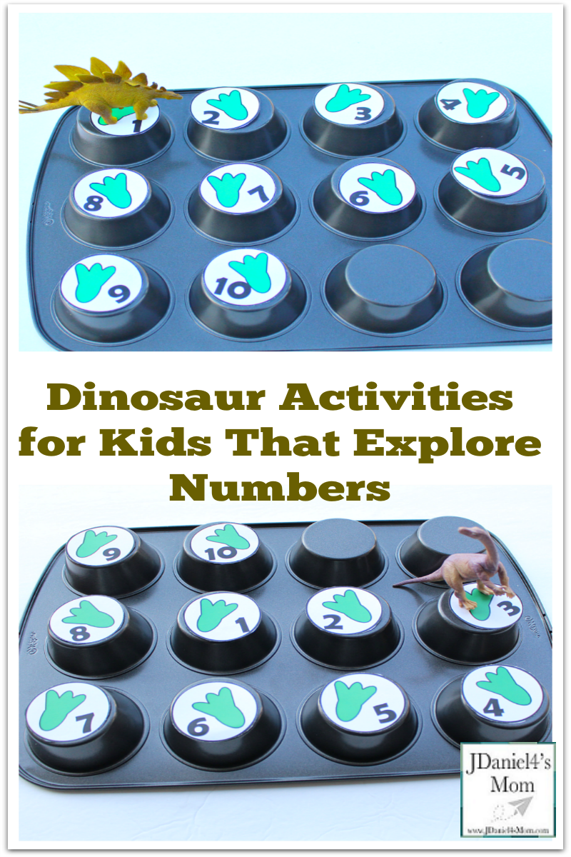 dinosaur activities for kids that explore numbers