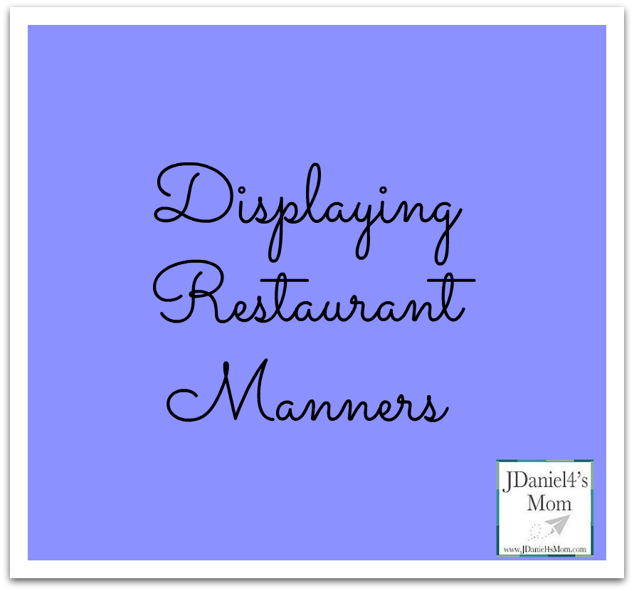 Displaying Restaurant Manners