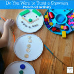 Do You Want to Build a Snowman Preschool Activity