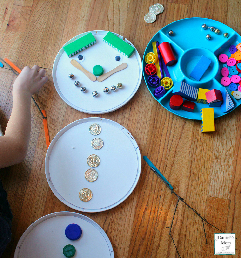 Do You Want to Build a Snowman Preschool Activity -Adding Arms