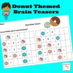 Donut Themed Brain Teasers